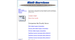 Desktop Screenshot of h2o-services.net