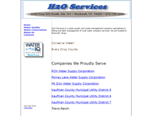 Tablet Screenshot of h2o-services.net